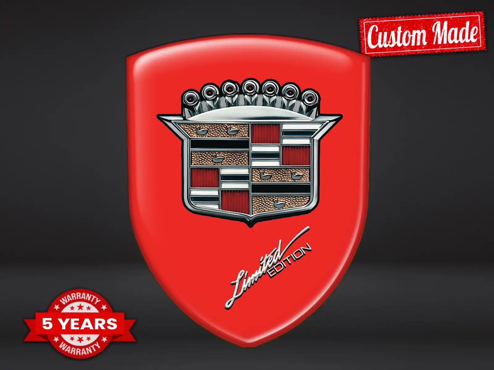 Cadillac Heavy Duty Sticker Max Lasting Stylish Pro Design ST
